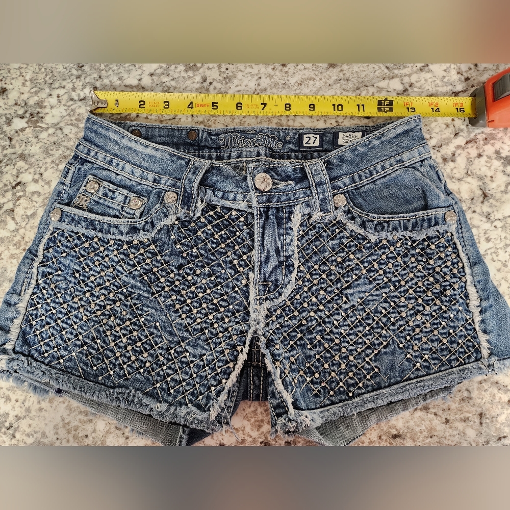 Miss Me Bling Shorts 27